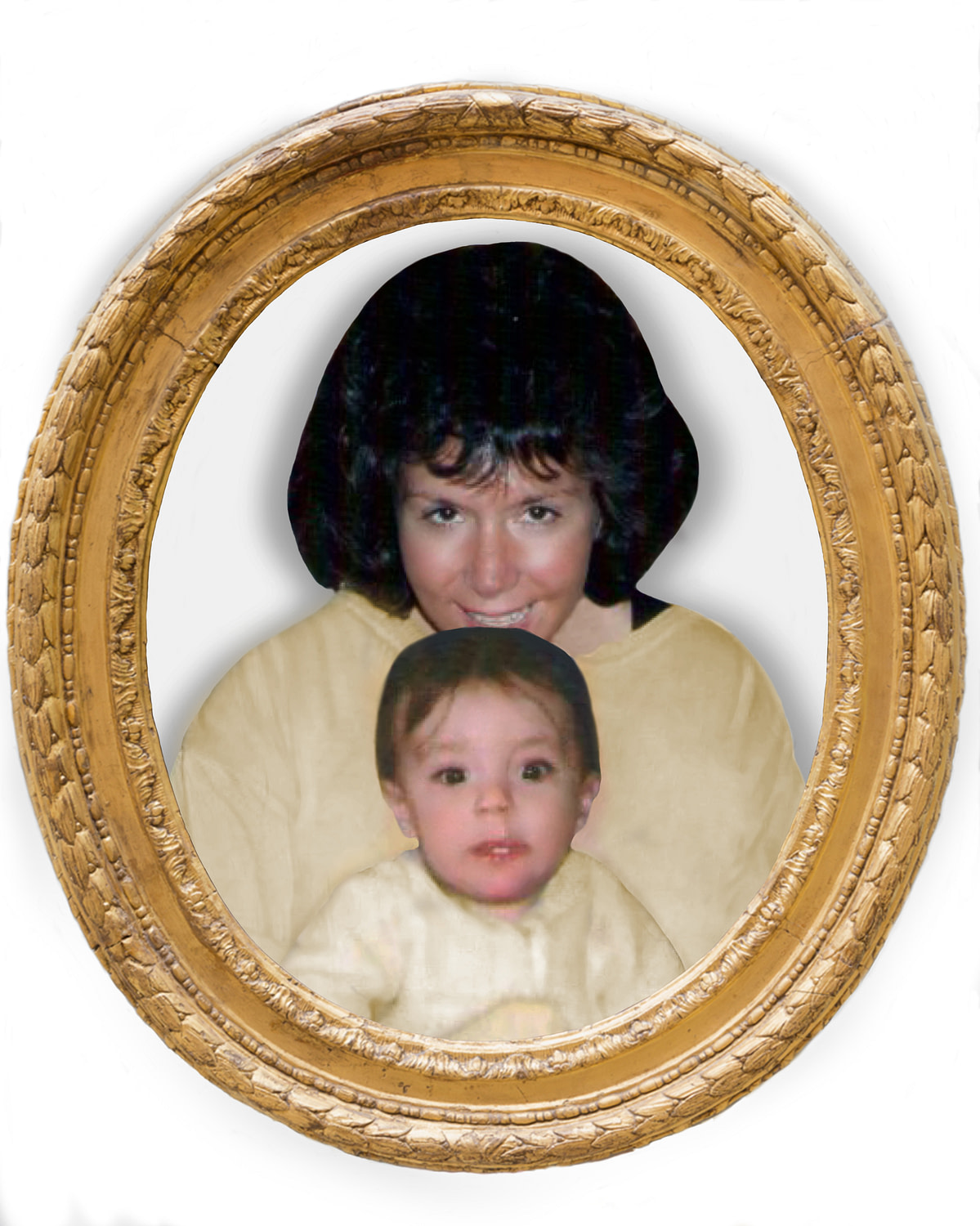 Ramona and her son Kurtis in picture frame
